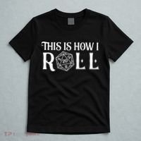 D20 This Is How I Roll Funny Dungeon Gamer Dragon Dice T-Shirt thumb 5