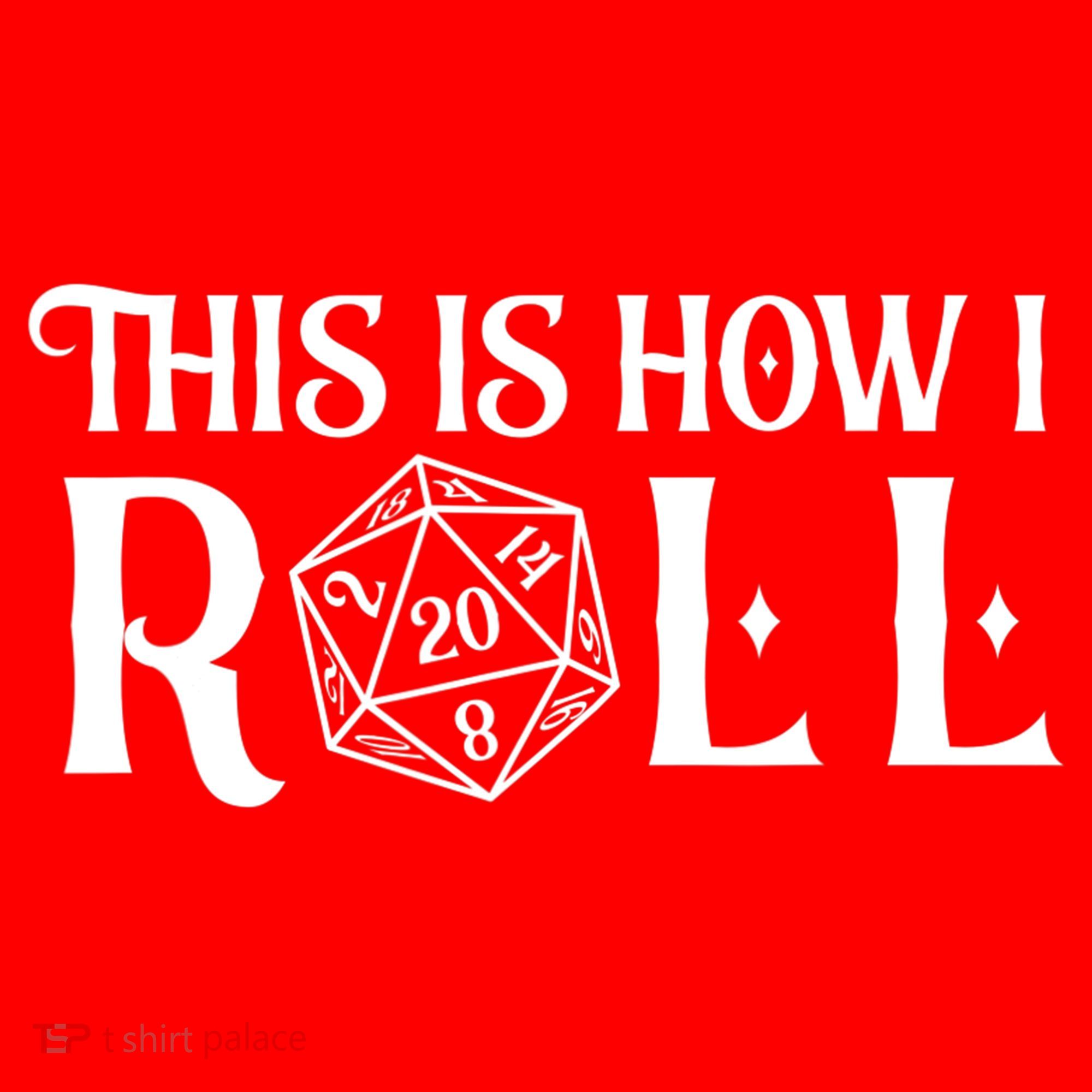 D20 This Is How I Roll Funny Dungeon Gamer Dragon Dice Santa Hat