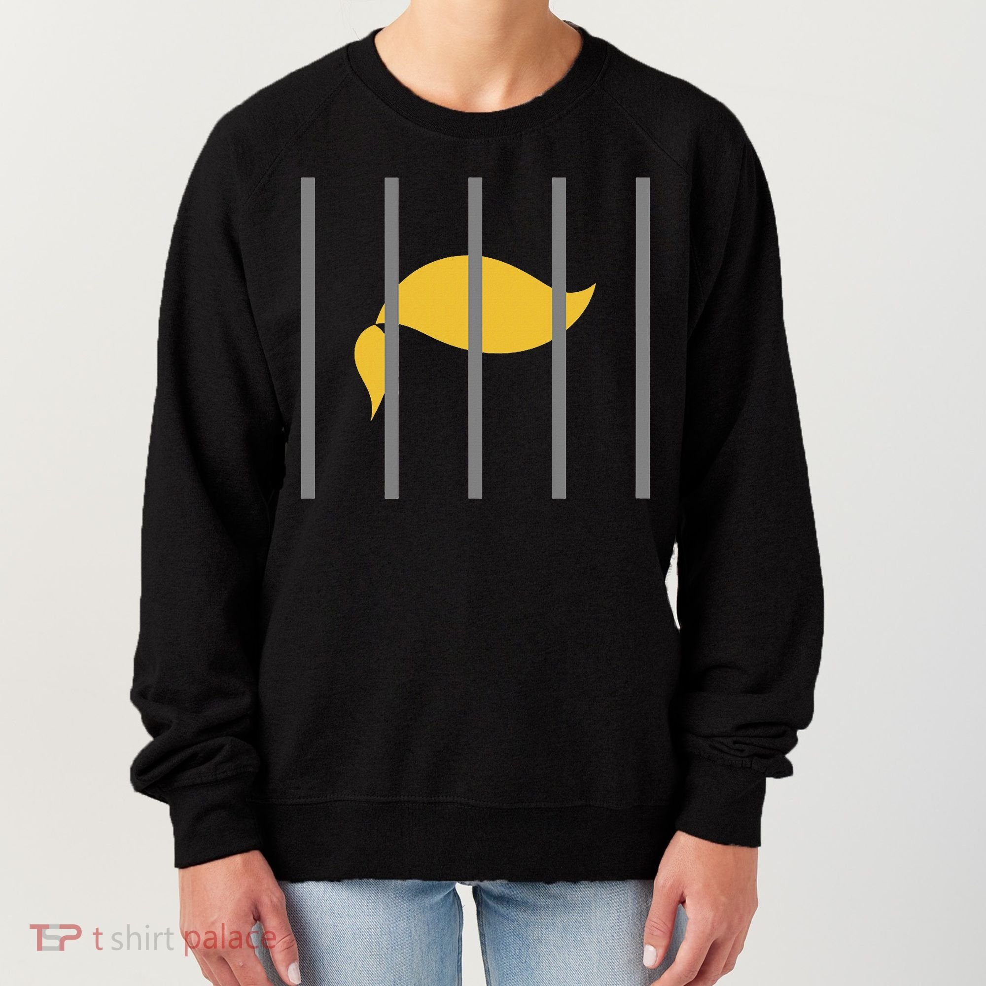 Donald Trump Impeach Anti Trump Behind Bars Women's Sweatshirt