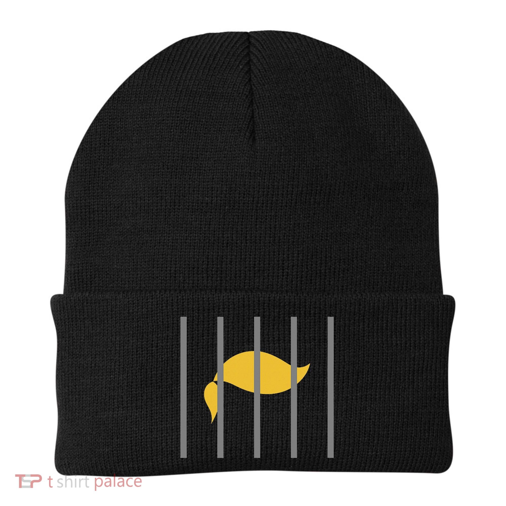 Donald Trump Impeach Anti Trump Behind Bars Beanie