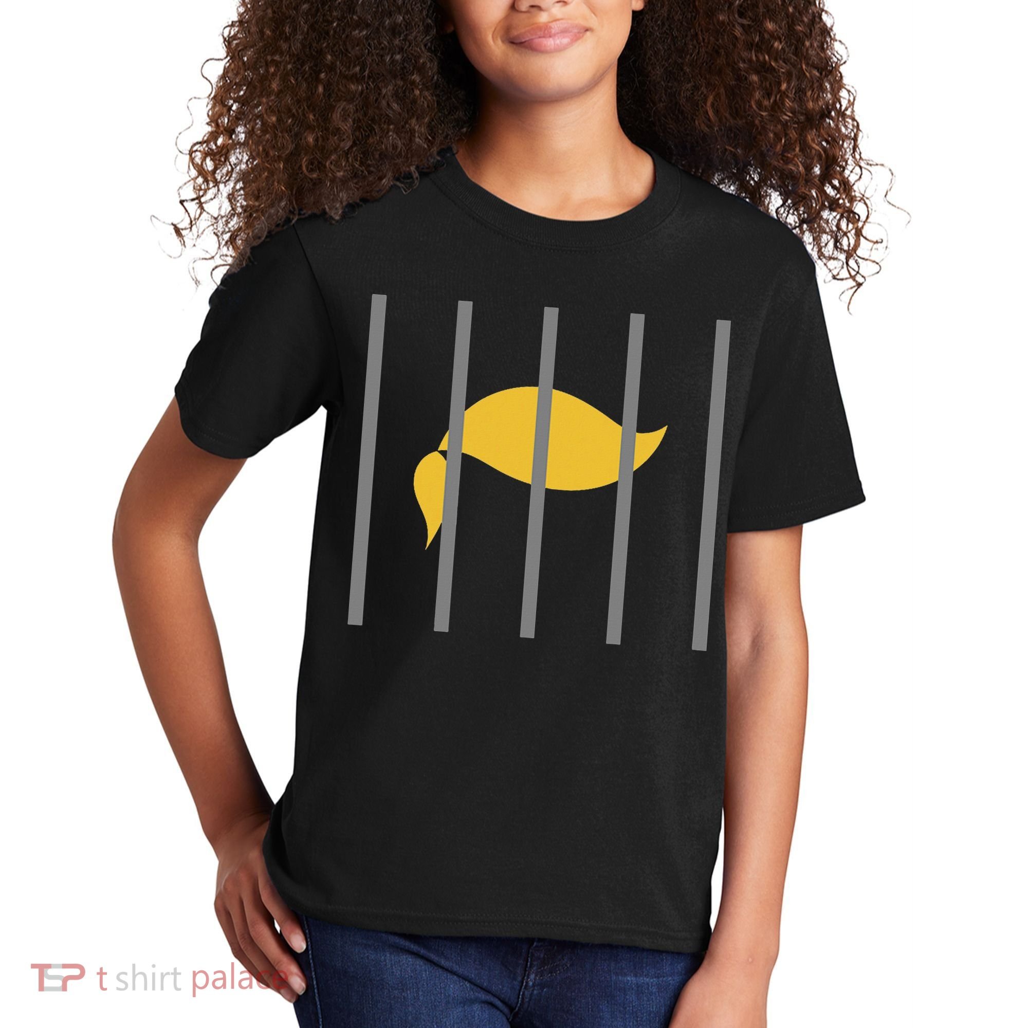 Donald Trump Impeach Anti Trump Behind Bars Kids T-Shirt
