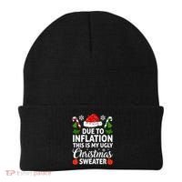 Due to Inflation This is My Ugly Sweater For Christmas Beanie thumb 0