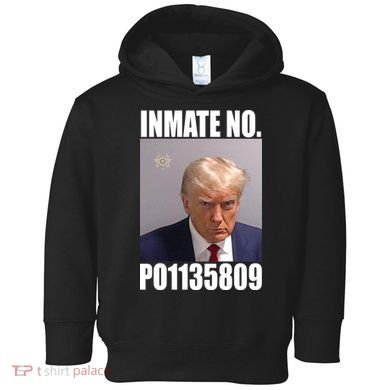 Donald Trump Inmate Number Mugshot Toddler Hoodie