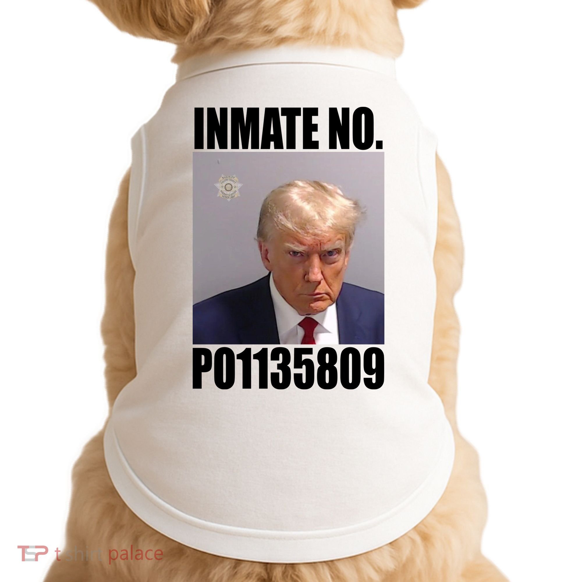Donald Trump Inmate Number Mugshot Doggie Tank