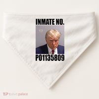 Donald Trump Inmate Number Mugshot USA-Made Doggie Bandana thumb 0