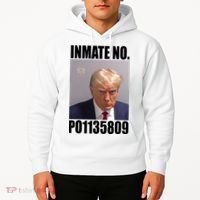 Donald Trump Inmate Number Mugshot Hoodie thumb 2