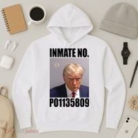 Donald Trump Inmate Number Mugshot Hoodie thumb 3