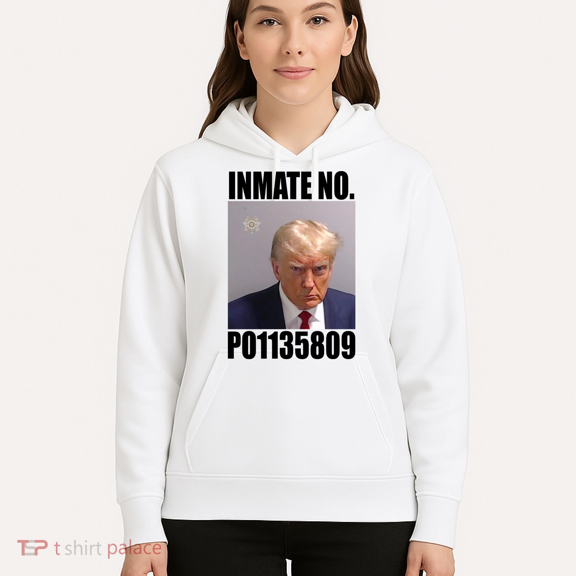 Donald Trump Inmate Number Mugshot Hoodie