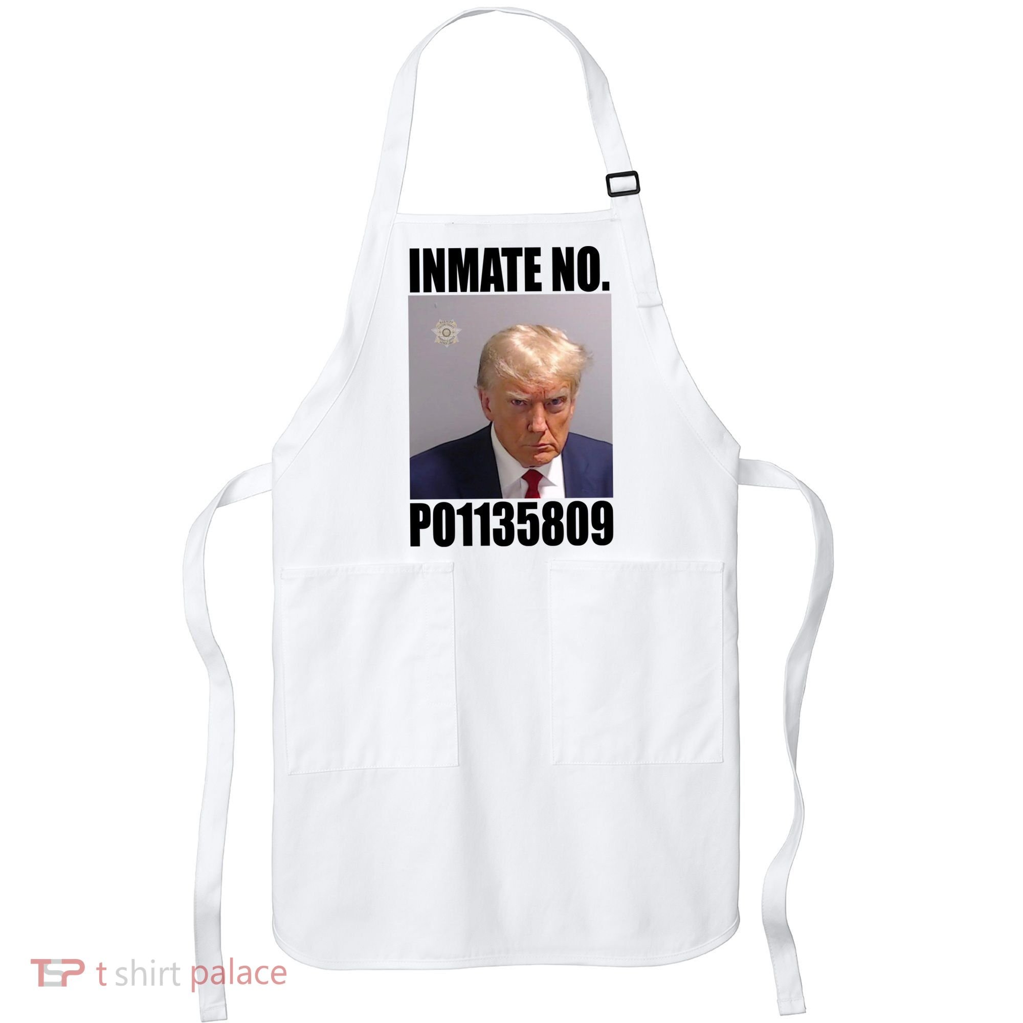 Donald Trump Inmate Number Mugshot Apron