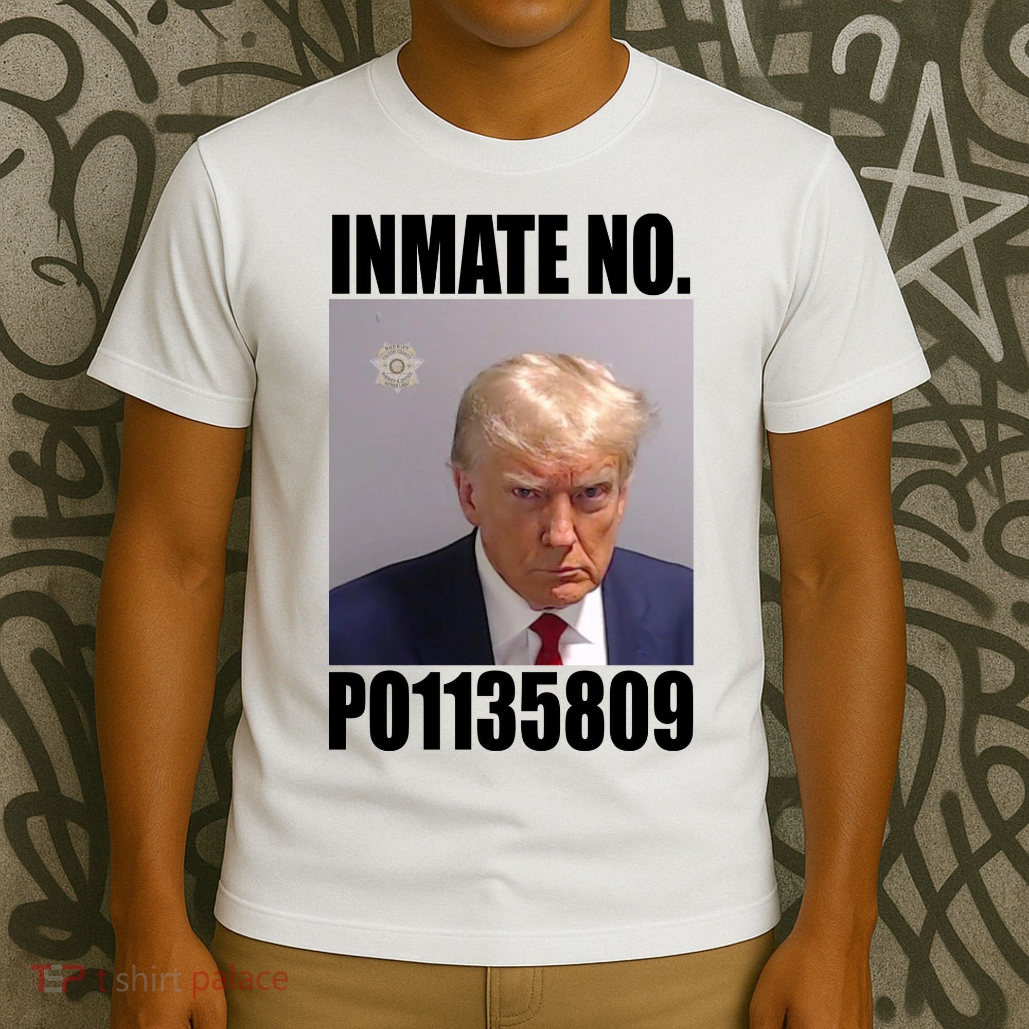 Donald Trump Inmate Number Mugshot T-Shirt