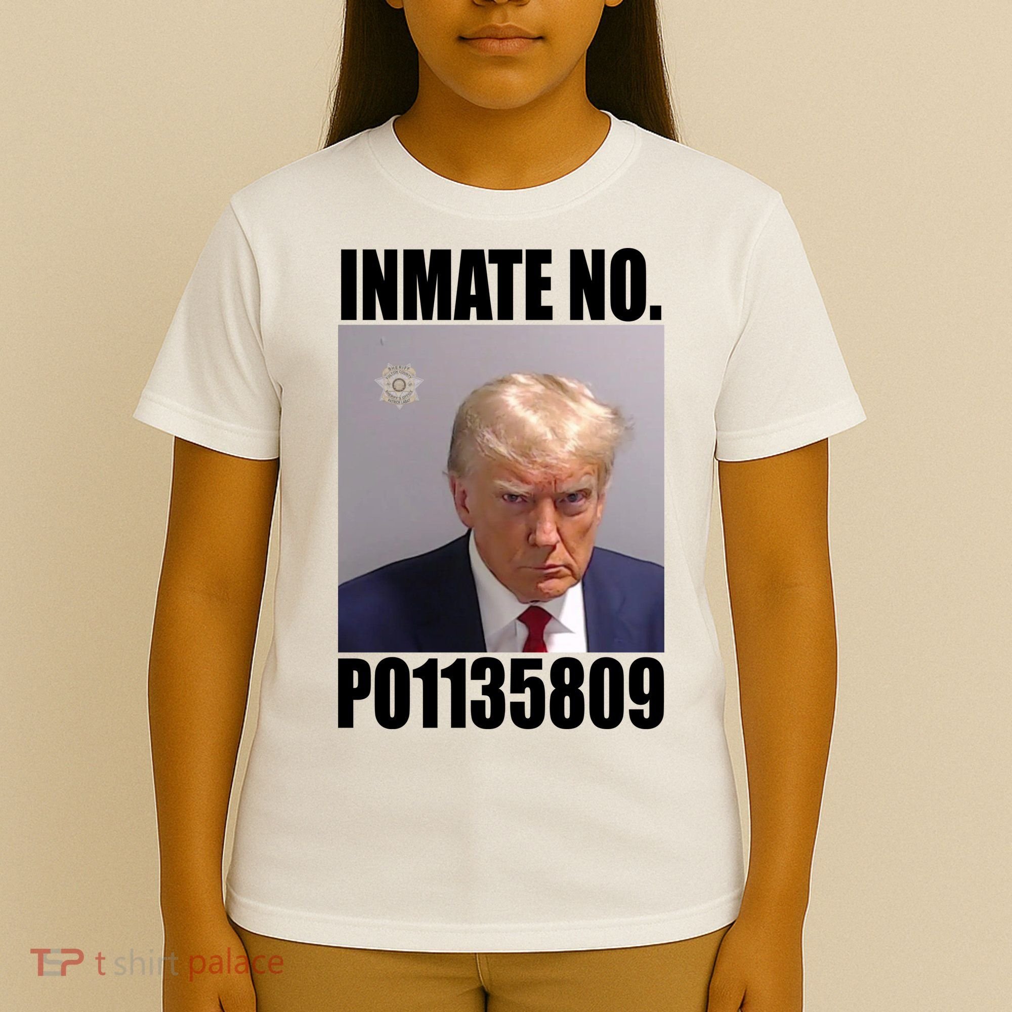 Donald Trump Inmate Number Mugshot T-Shirt