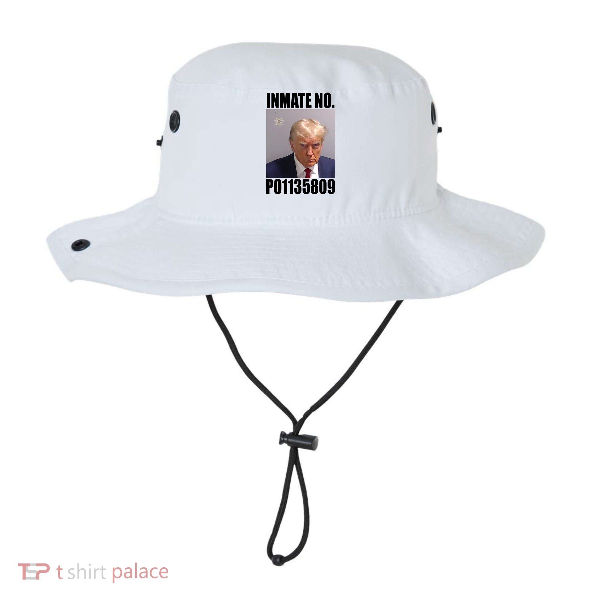 Donald Trump Inmate Number Mugshot Bucket Hat