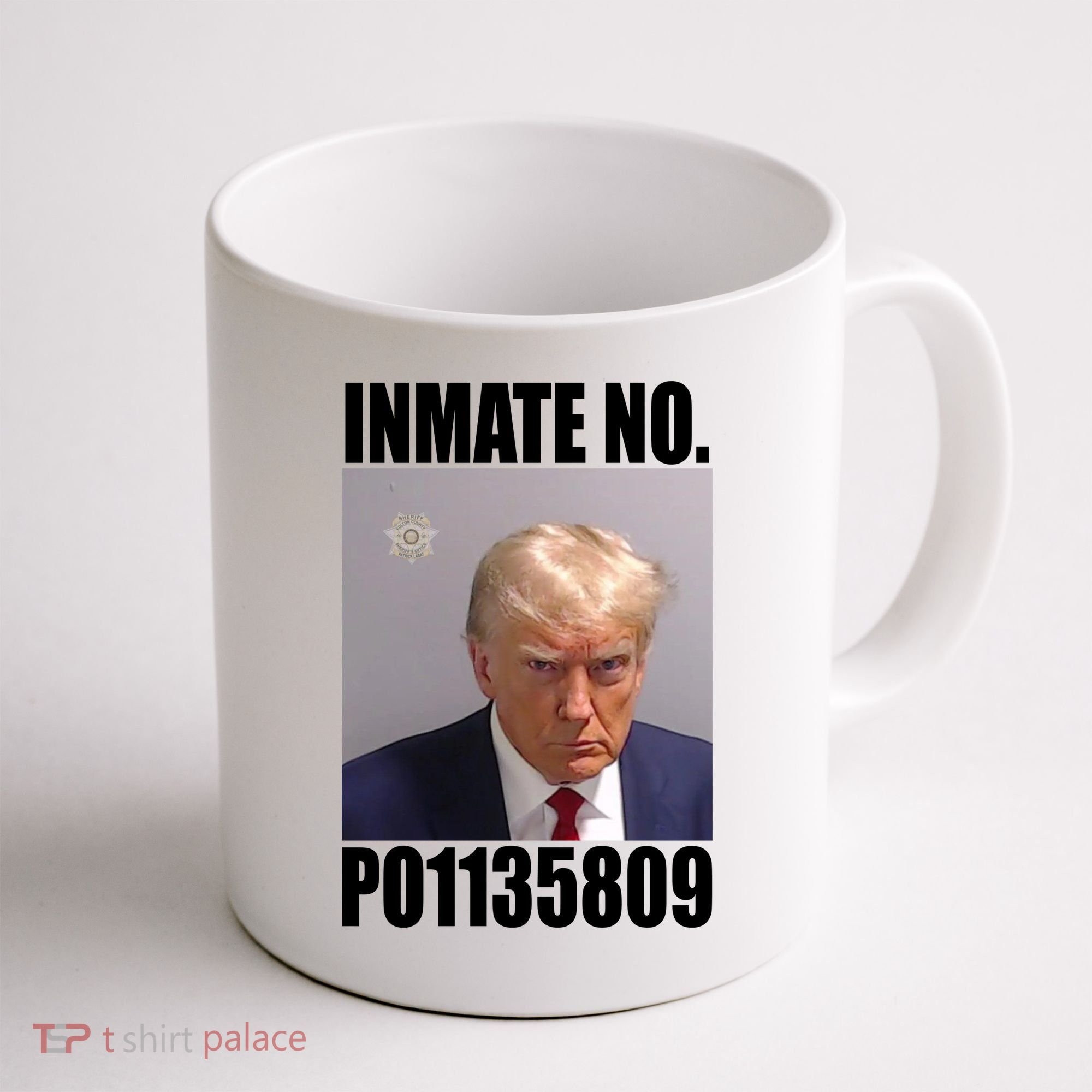 Donald Trump Inmate Number Mugshot Coffee Mug