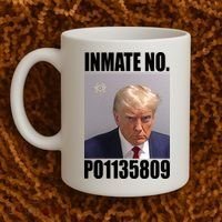 Donald Trump Inmate Number Mugshot Coffee Mug thumb 2