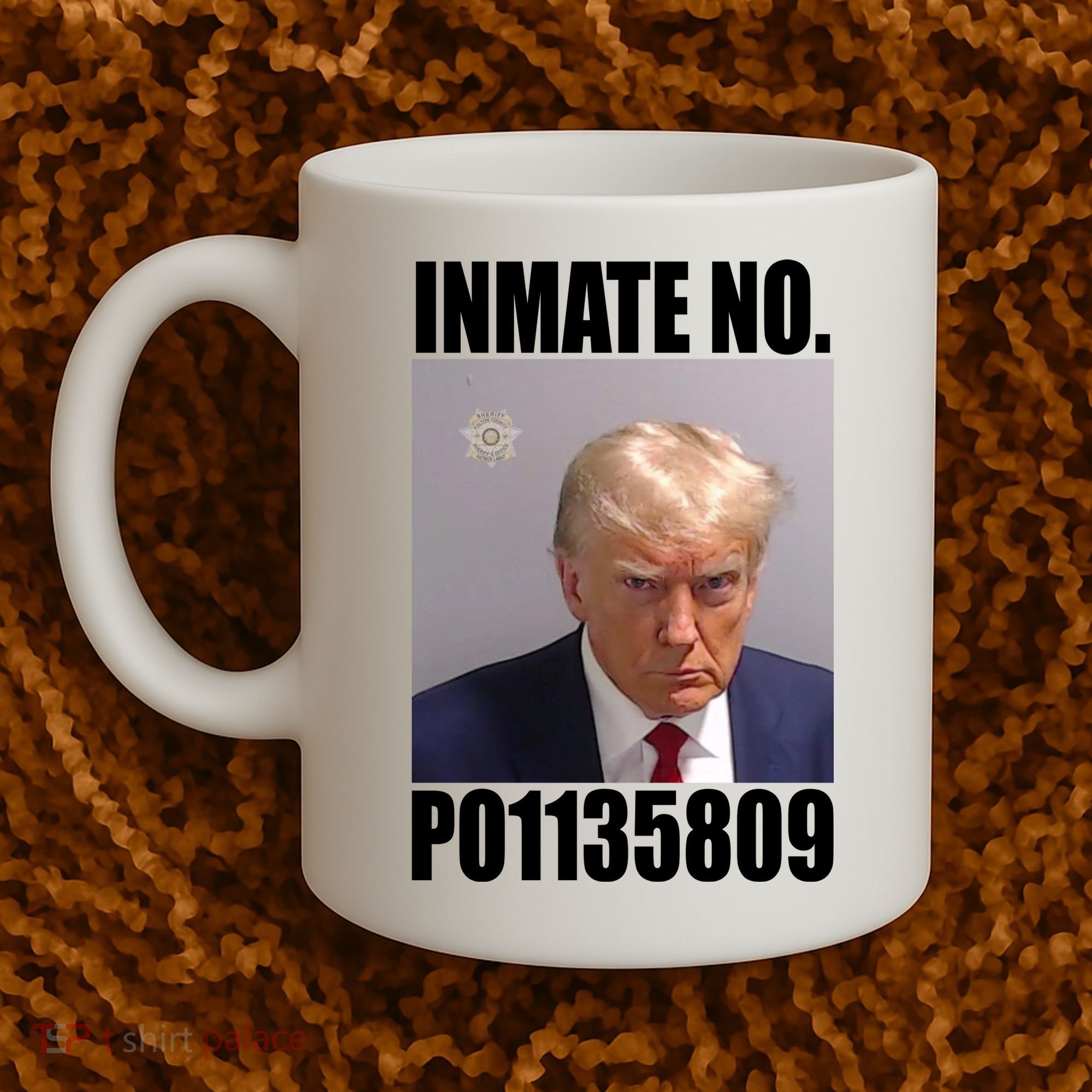 Donald Trump Inmate Number Mugshot Coffee Mug
