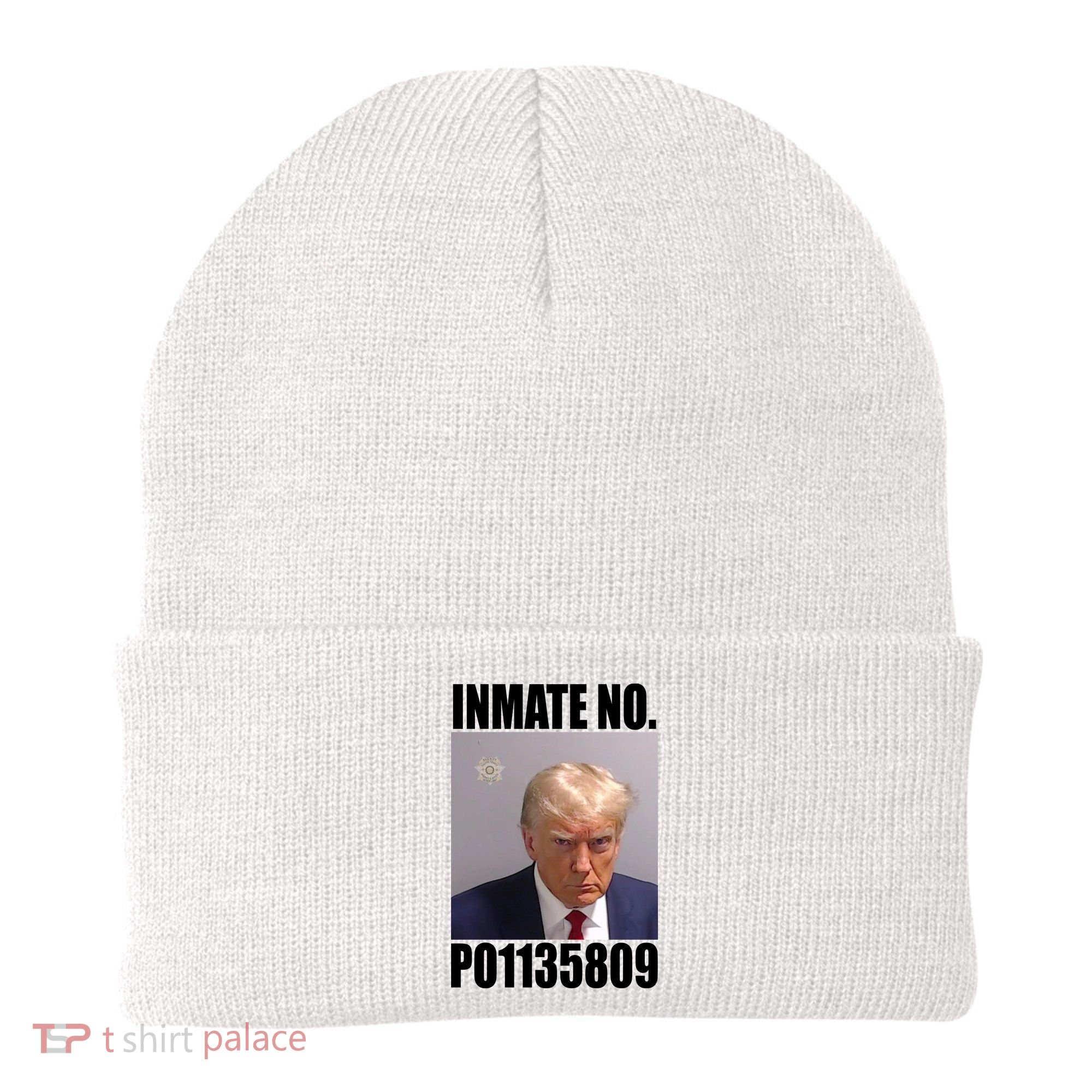 Donald Trump Inmate Number Mugshot Beanie