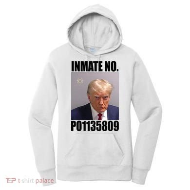 Donald Trump Inmate Number Mugshot Women's Hoodie
