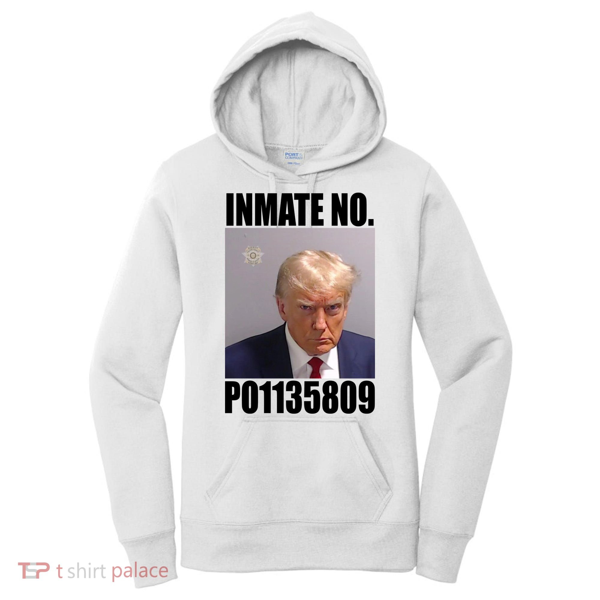 Donald Trump Inmate Number Mugshot Women's Hoodie