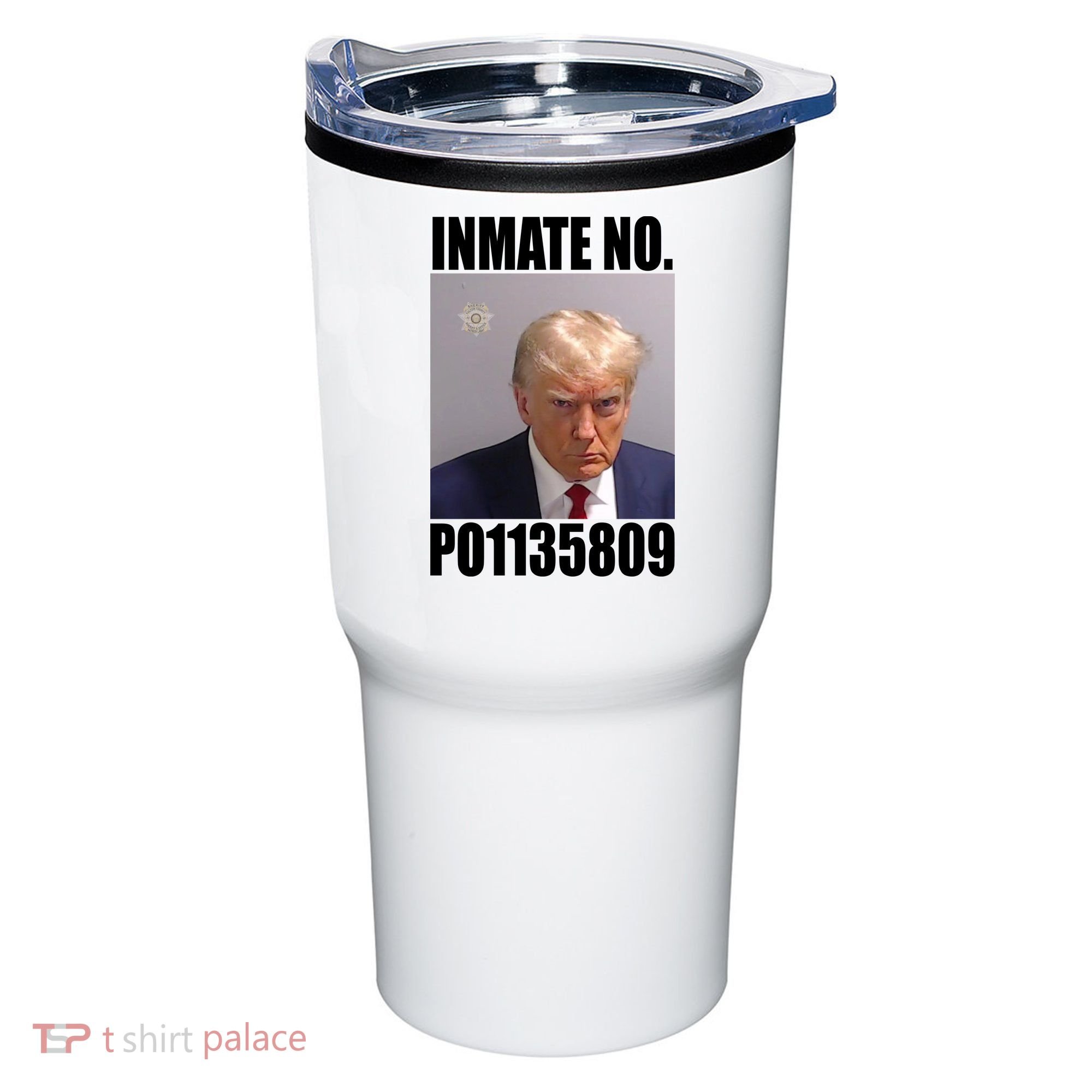Donald Trump Inmate Number Mugshot Tumbler
