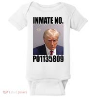 Donald Trump Inmate Number Mugshot Baby Bodysuit thumb 0