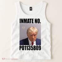 Donald Trump Inmate Number Mugshot Tank Top thumb 2