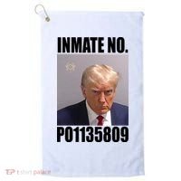 Donald Trump Inmate Number Mugshot Golf Towel thumb 0