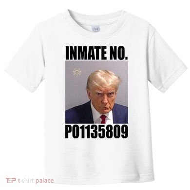 Donald Trump Inmate Number Mugshot Toddler T-Shirt