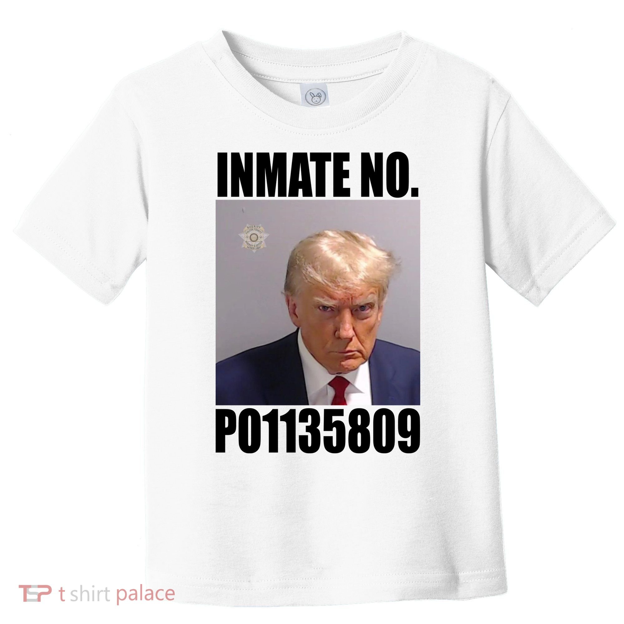 Donald Trump Inmate Number Mugshot Toddler T-Shirt