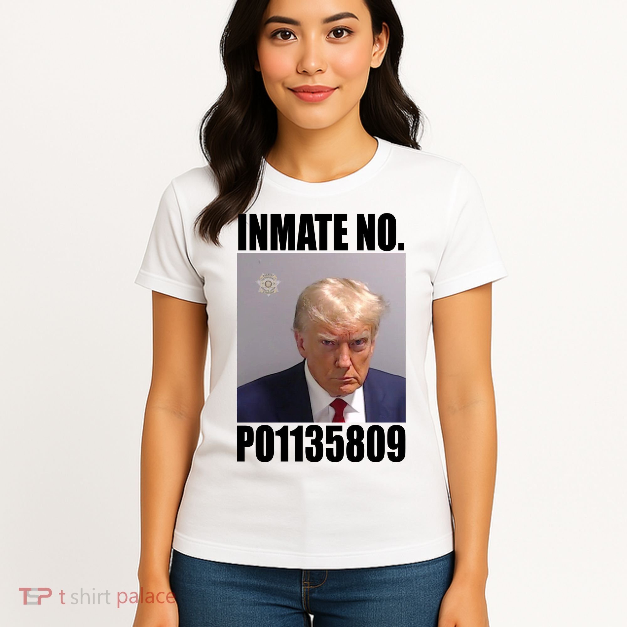 Donald Trump Inmate Number Mugshot Women's T-Shirt