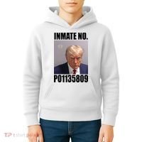 Donald Trump Inmate Number Mugshot Kids Hoodie thumb 4