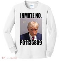 Donald Trump Inmate Number Mugshot Kids Long Sleeve Shirt thumb 0