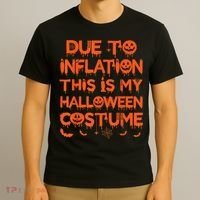 Due To Inflation This Is My Halloween Costume T-Shirt thumb 3
