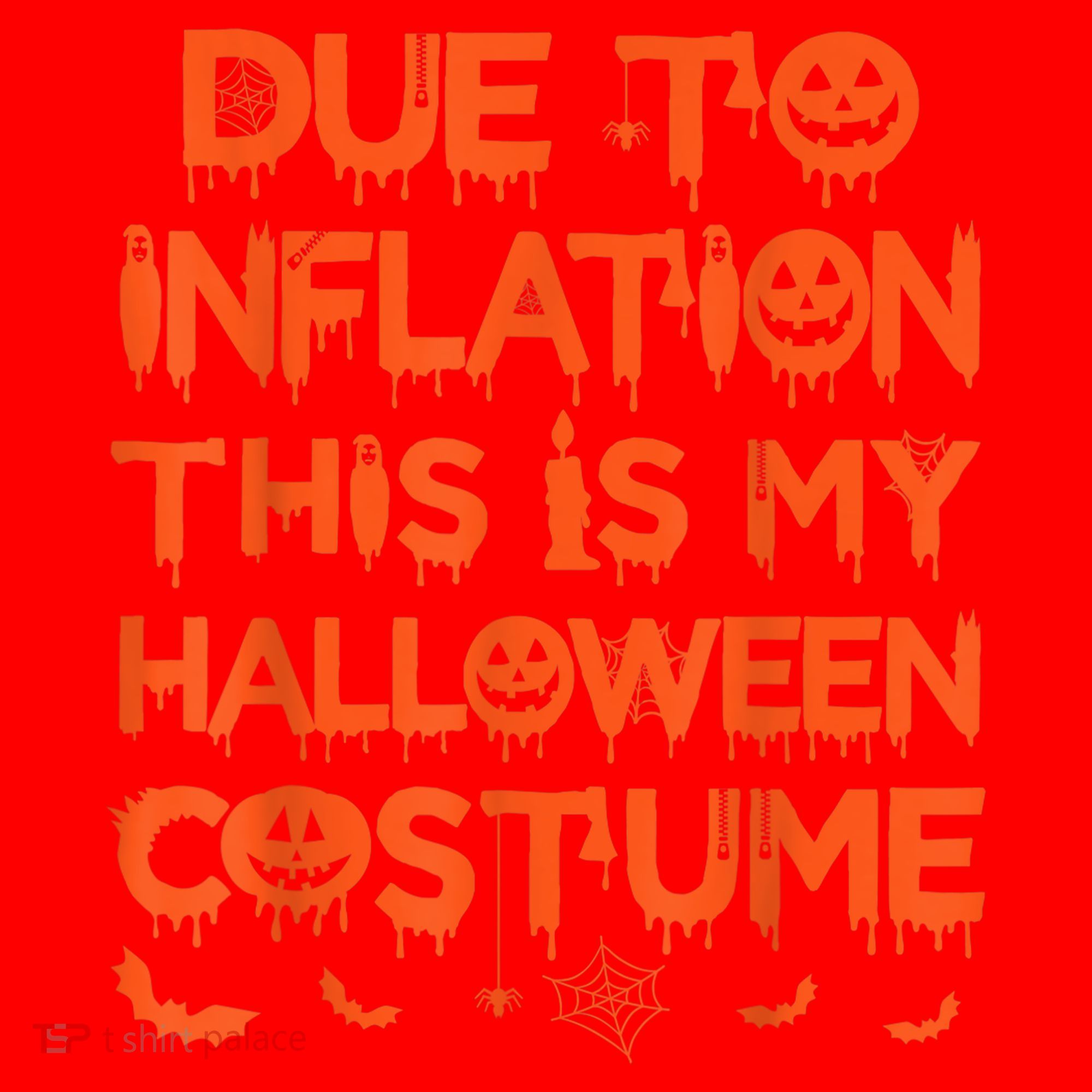 Due To Inflation This Is My Halloween Costume Santa Hat