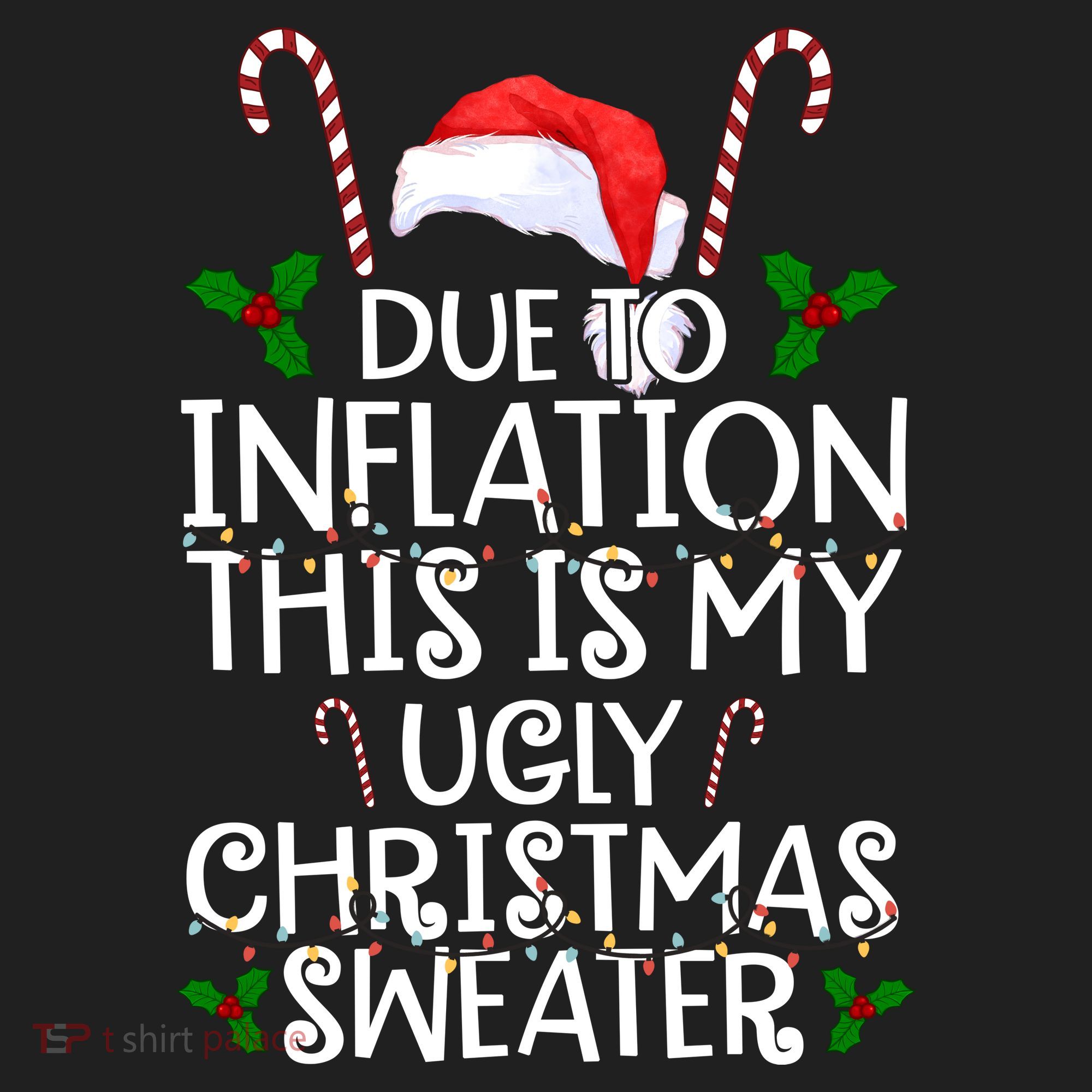 Due To Inflation This Is My Ugly Christmas Sweater Funny Tumbler