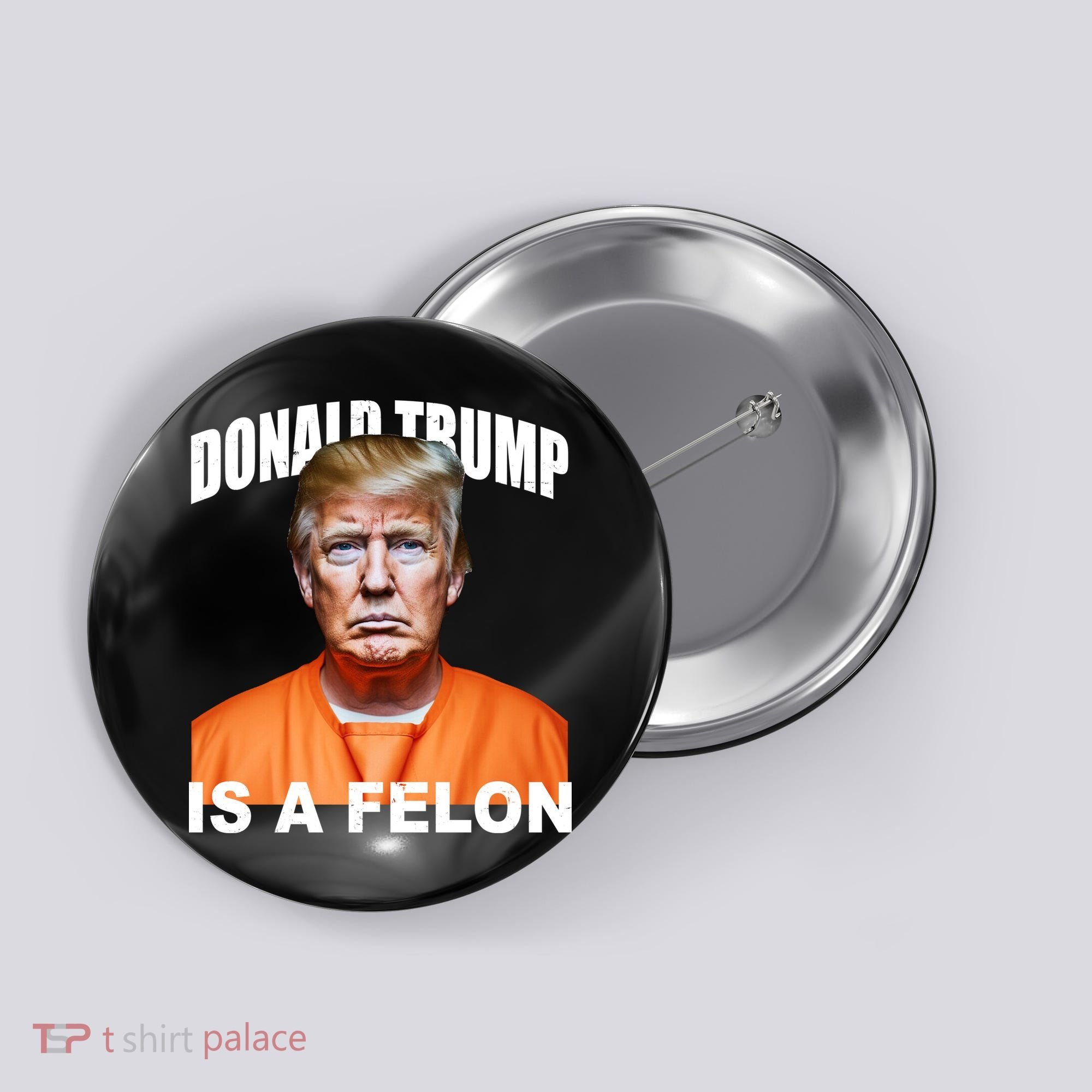 Donald Trump Is A Felon Button