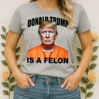 Donald Trump Is A Felon Women's T-Shirt thumb 2