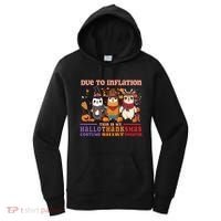 Due To Inflation Halloween Thanksgiving Ugly Christmas Llama Gift Women's Hoodie thumb 0