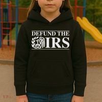 Defund The IRS Kids Hoodie thumb 3