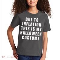 Due To Inflation This Is My Halloween Costume Kids T-Shirt thumb 2