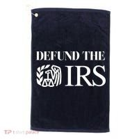 Defund The IRS Golf Towel thumb 0