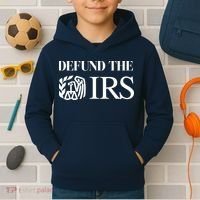 Defund The IRS Kids Hoodie thumb 2