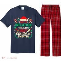 Due To Inflation This Is My Ugly Sweater Xmas Pajama Set thumb 0