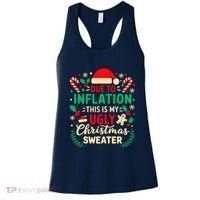 Due To Inflation This Is My Ugly Sweater Xmas Women's Tank Top thumb 0