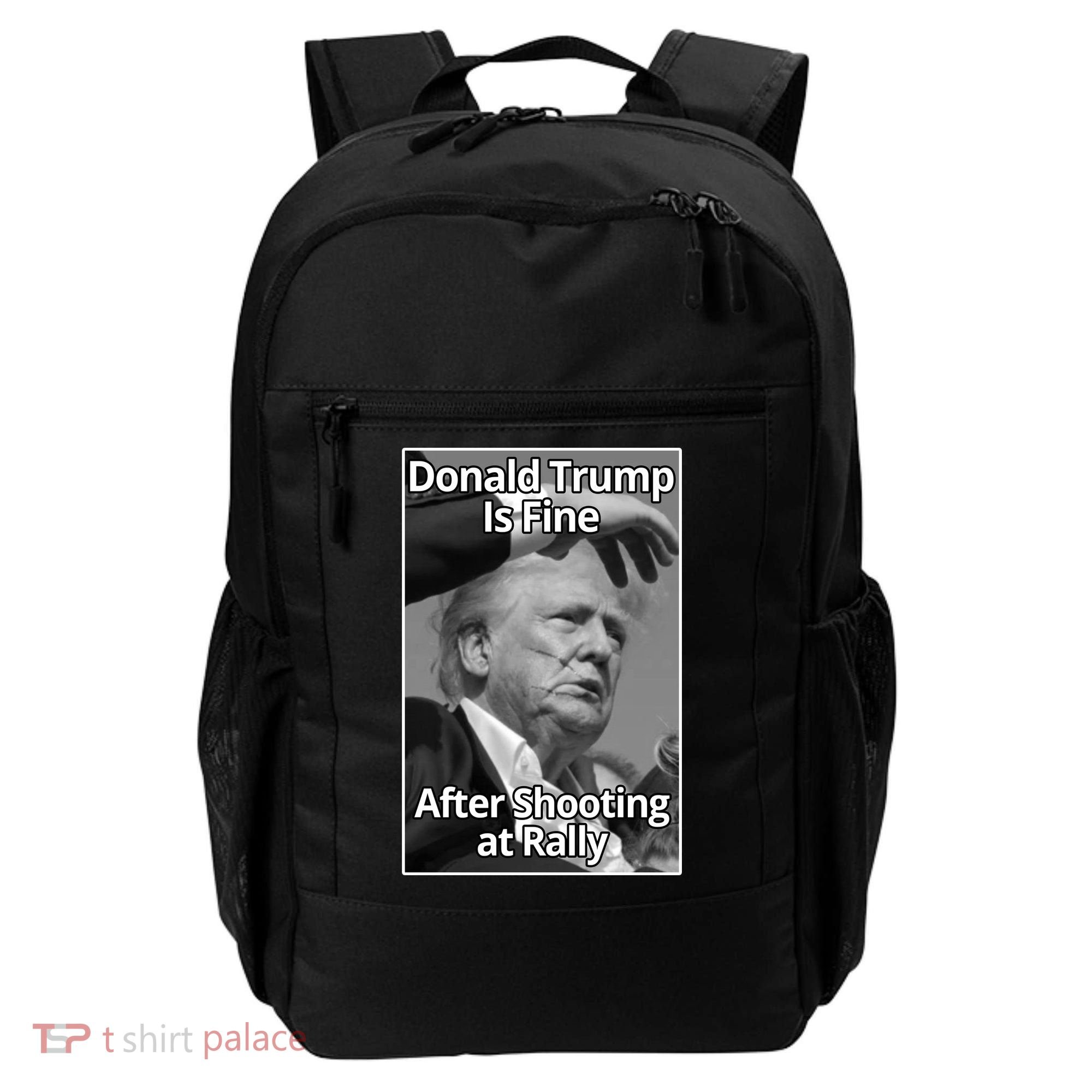 Donald Trump Is Fine After Shooting At Rally Backpack