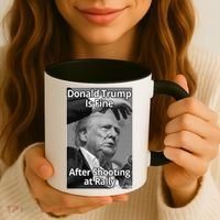 Donald Trump Is Fine After Shooting At Rally Coffee Mug thumb 3