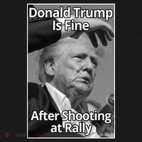 Donald Trump Is Fine After Shooting At Rally Women's Hoodie thumb 2