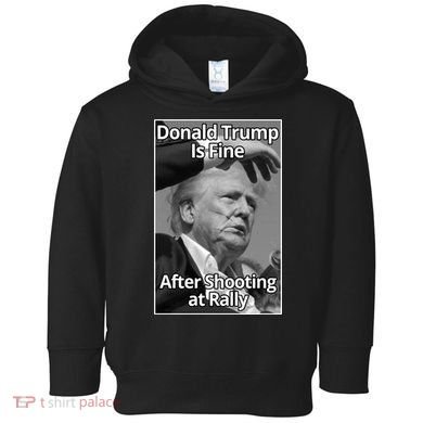 Donald Trump Is Fine After Shooting At Rally Toddler Hoodie