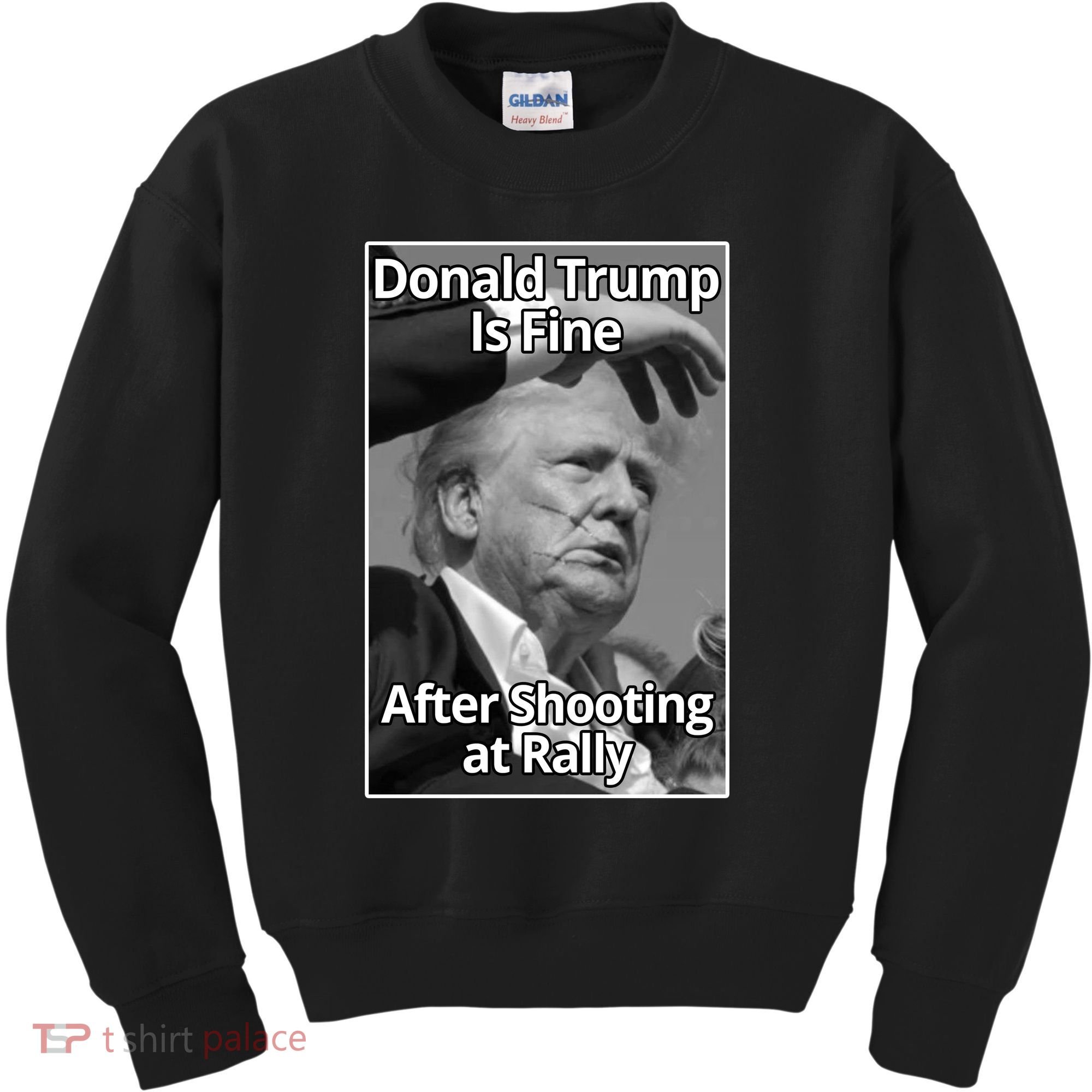 Donald Trump Is Fine After Shooting At Rally Kids Sweatshirt