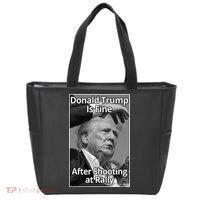 Donald Trump Is Fine After Shooting At Rally Tote Bag thumb 0