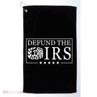 Defund The Irs Golf Towel thumb 0